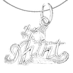 14K or 18K Gold #1 Aunt Pendant