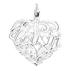 14K or 18K Gold #1 Cousin Pendant