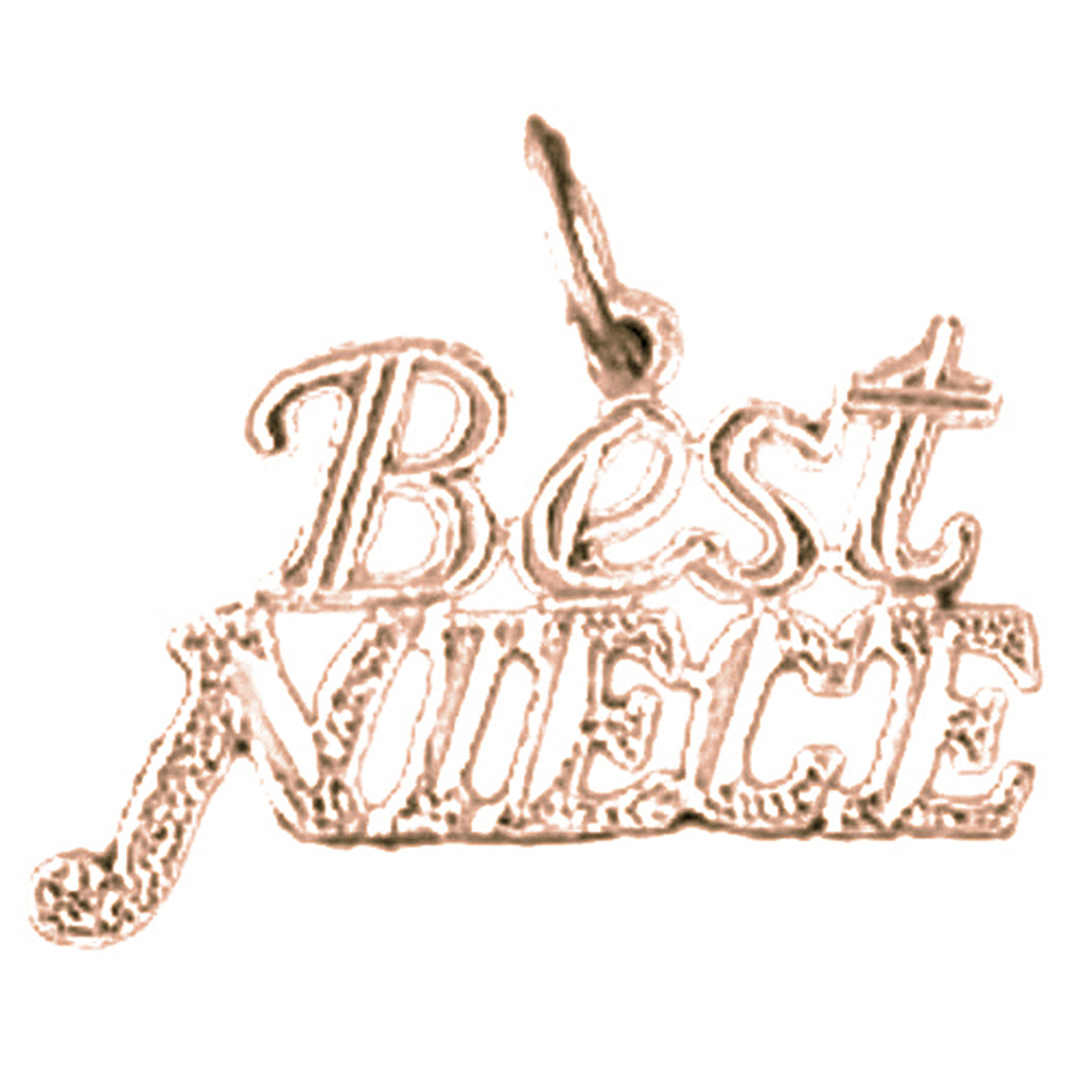 14K or 18K Gold Best Niece Pendant