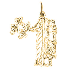 14K or 18K Gold #1 Aunt Pendant