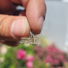 14K or 18K Gold #1 Niece Pendant