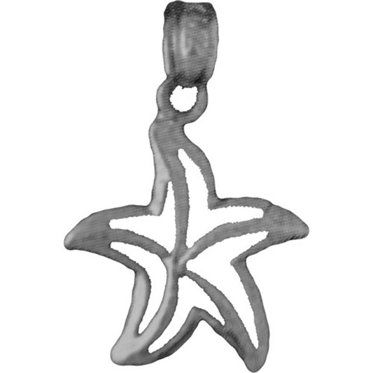 14K or 18K Gold Starfish Pendant