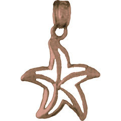 14K or 18K Gold Starfish Pendant