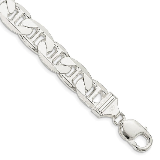 Sterling Silver 11.5mm Anchor Chain