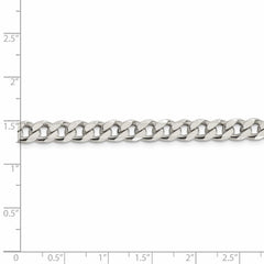 Sterling Silver 7mm Curb Chain