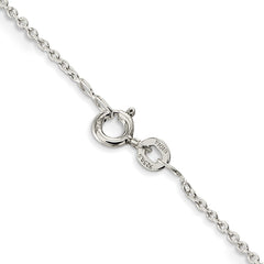 Sterling Silver 1mm Cable Chain
