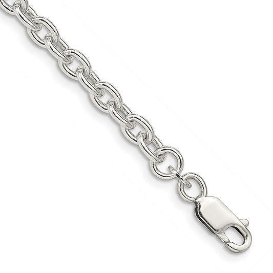 Sterling Silver 4.5mm Cable Chain