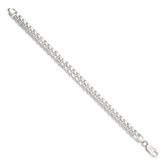 Sterling Silver 7.8mm Polished Domed Curb Chain