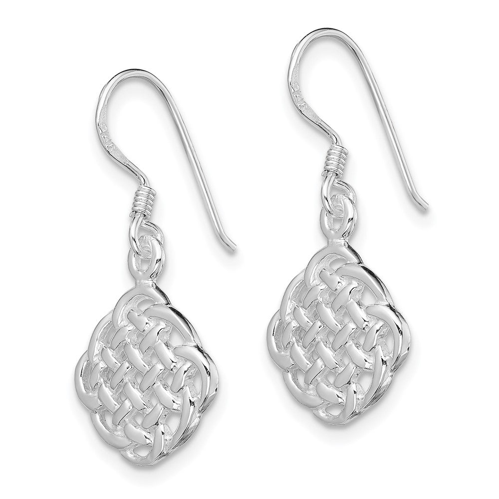 Sterling Silver Celtic Dangle Earrings