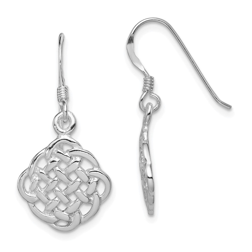 Sterling Silver Celtic Dangle Earrings