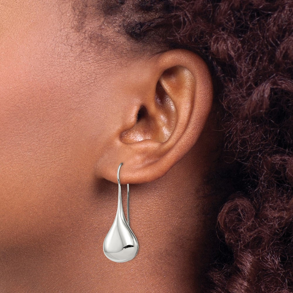 Sterling Silver French Wire Dangle Earrings