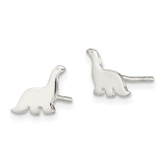 Sterling Silver Polished Dinosaur Post Earrings