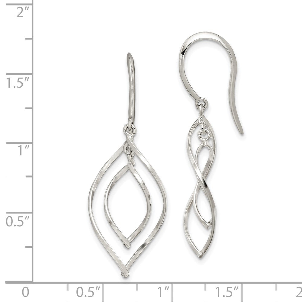 Sterling Silver Fancy Dangle Earrings