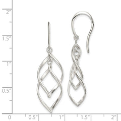 Sterling Silver Fancy Dangle Earrings