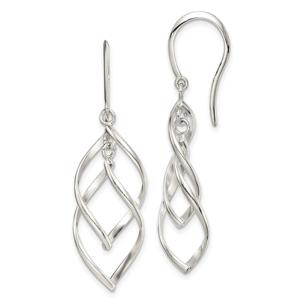 Sterling Silver Fancy Dangle Earrings