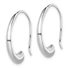 Rhodium-plated Sterling Silver Threader Dangle Earrings