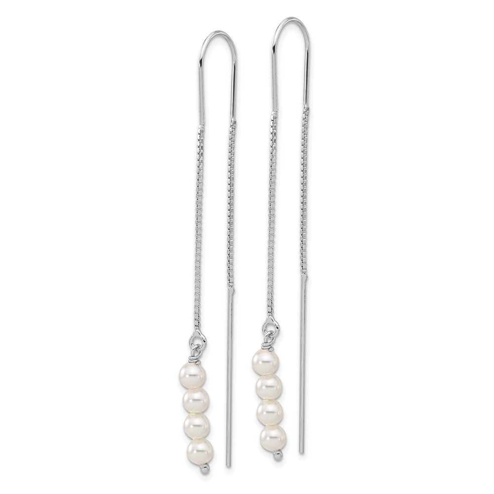 Sterling Silver FWC Pearl Threader Earrings