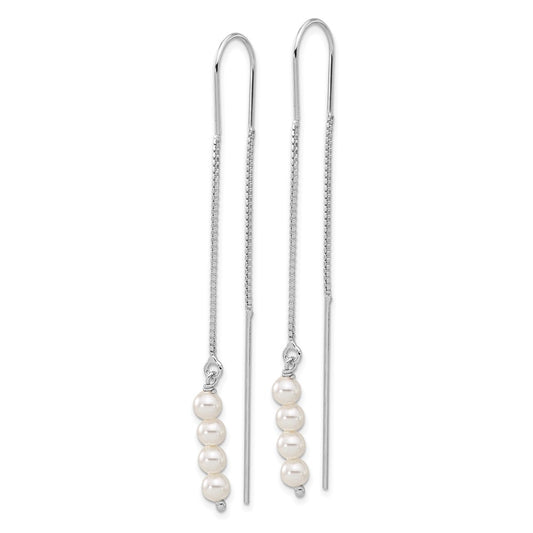 Sterling Silver FWC Pearl Threader Earrings