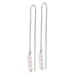 Sterling Silver FWC Pearl Threader Earrings