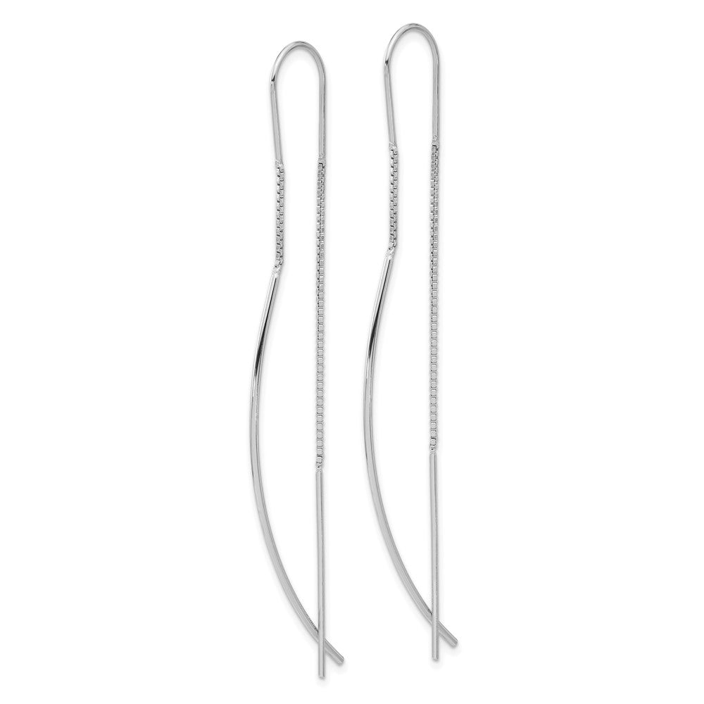 Sterling Silver Polished Threader Earrings