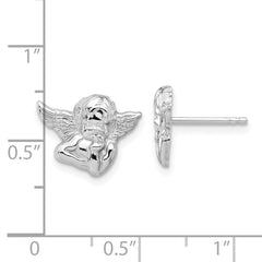 Sterling Silver Cherub Post Earrings