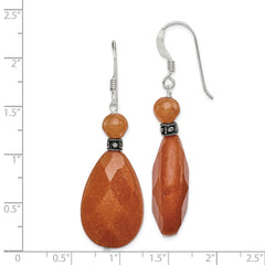 Sterling Silver Carnelian Earrings