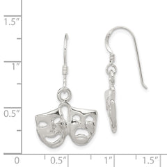 Sterling Silver Comedy Tragedy Earrings