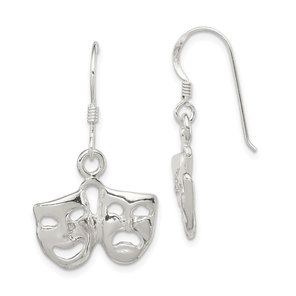 Sterling Silver Comedy Tragedy Earrings