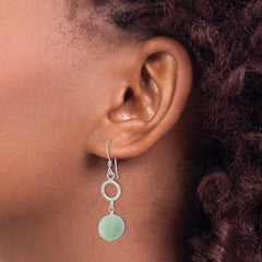 Sterling Silver Amazonite Dangle Earrings