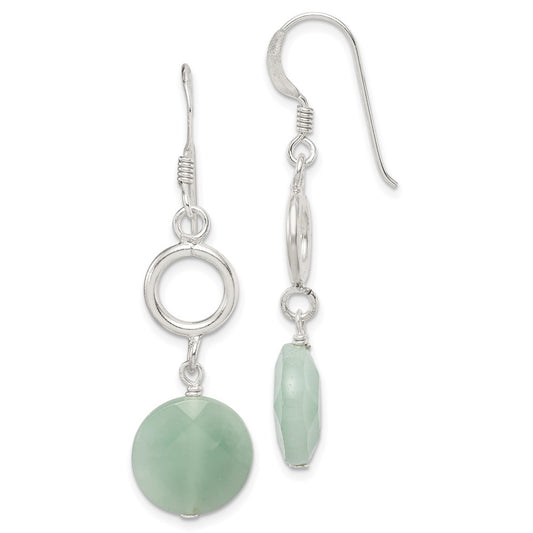 Sterling Silver Amazonite Dangle Earrings