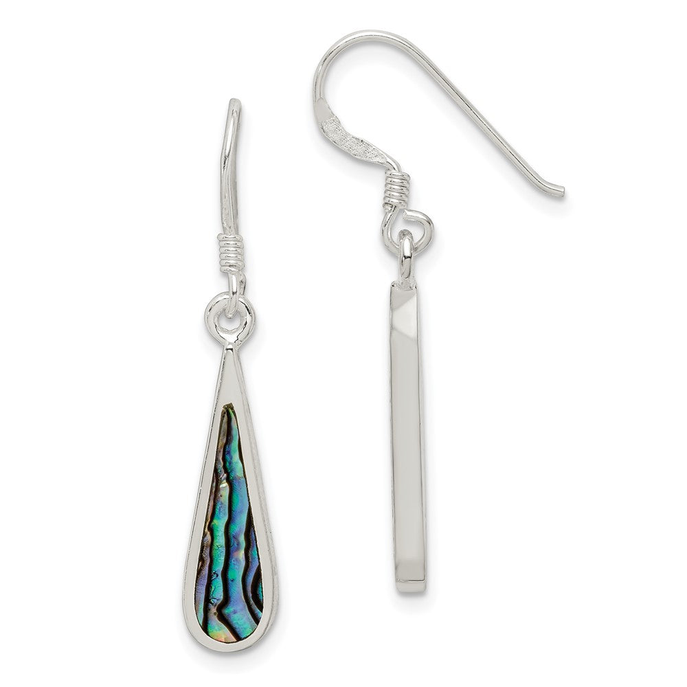 Sterling Silver Abalone Dangle Earrings