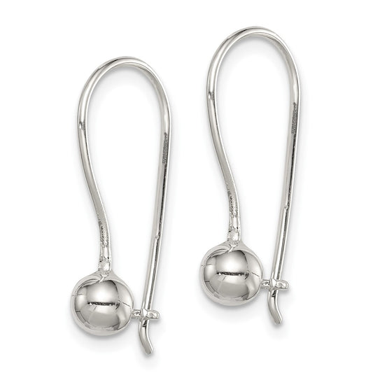 Sterling Silver 5mm Ball Earrings