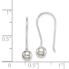 Sterling Silver 5mm Ball Earrings