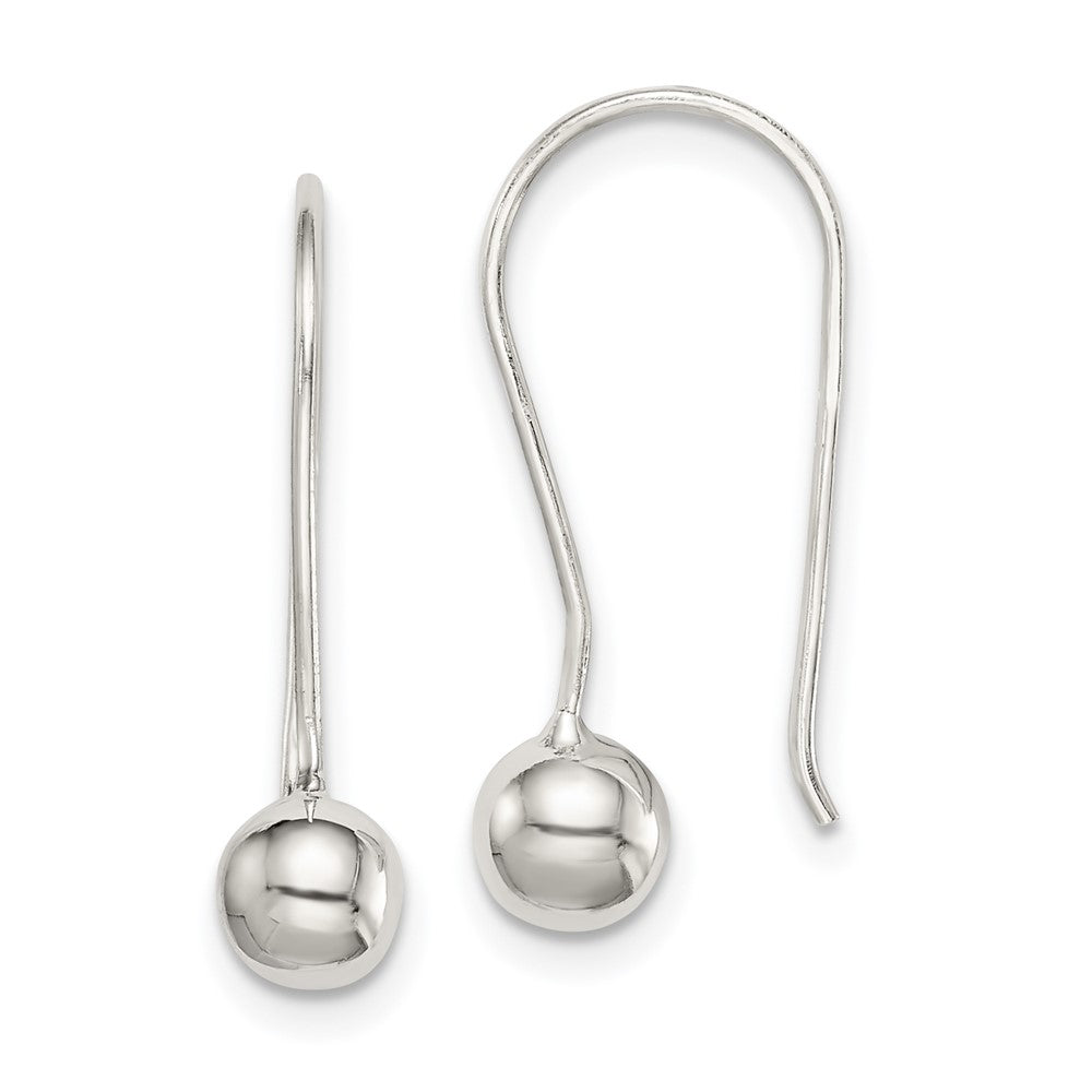 Sterling Silver 5mm Ball Earrings