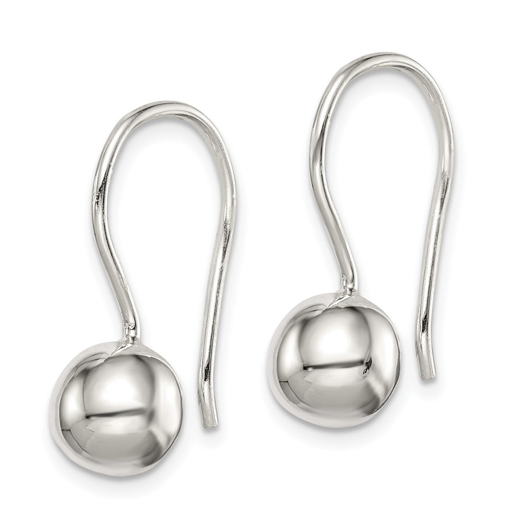 Sterling Silver 8mm Ball Earrings