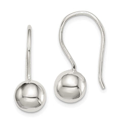 Sterling Silver 8mm Ball Earrings