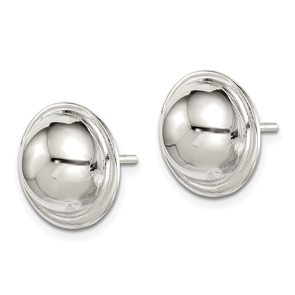 Sterling Silver Circle Earrings