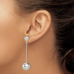 Sterling Silver 14mm Ball Earrings