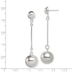 Sterling Silver 14mm Ball Earrings