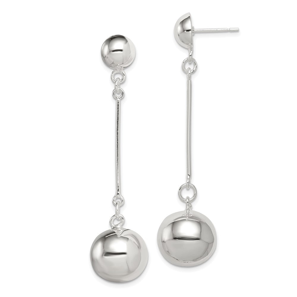 Sterling Silver 14mm Ball Earrings