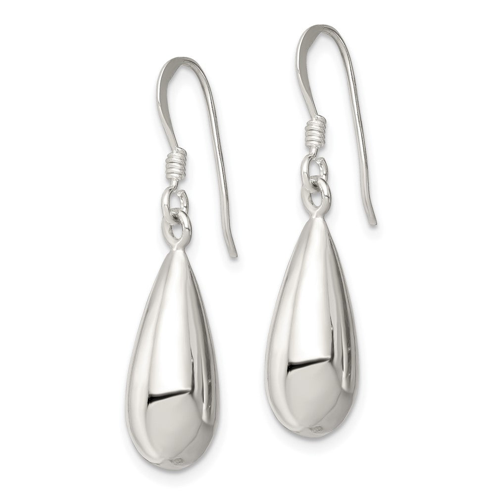 Sterling Silver Fancy Teardrop Earrings