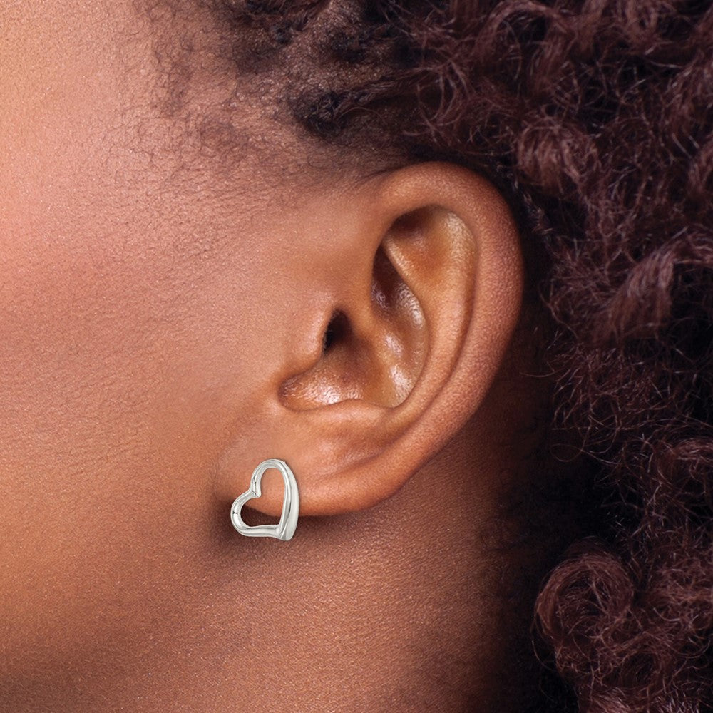 Sterling Silver Heart Earrings