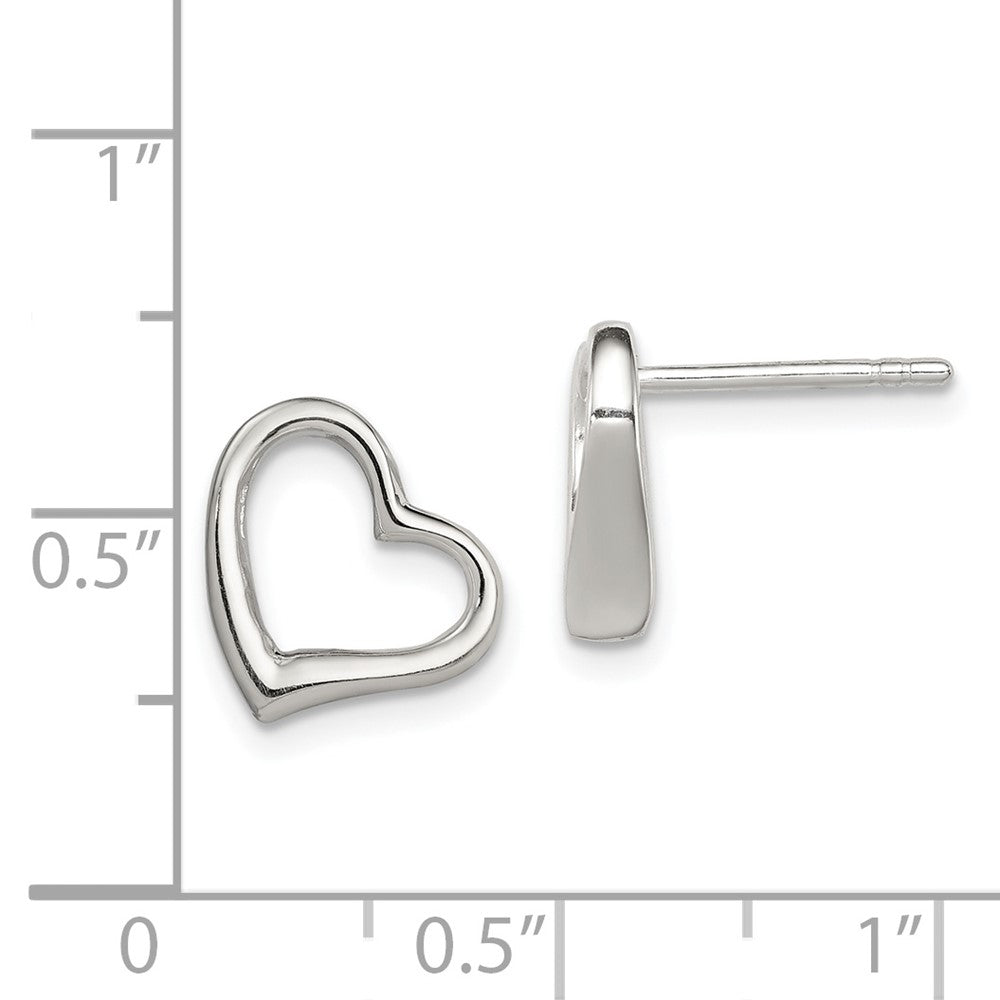 Sterling Silver Heart Earrings