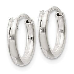 Sterling Silver 2mm Hoop Earrings