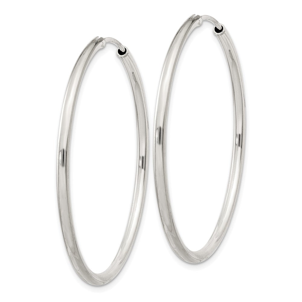 Sterling Silver 2mm Hoop Earrings