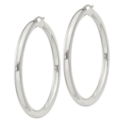 Sterling Silver 5mm Round Hoop Earrings