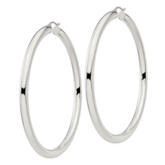 Sterling Silver 5mm Round Hoop Earrings