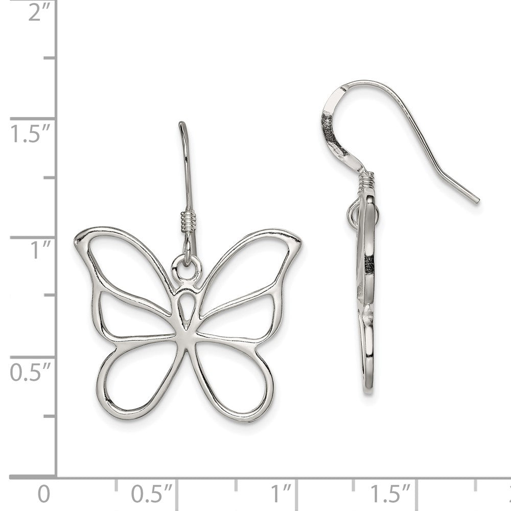 Sterling Silver Butterfly Earrings