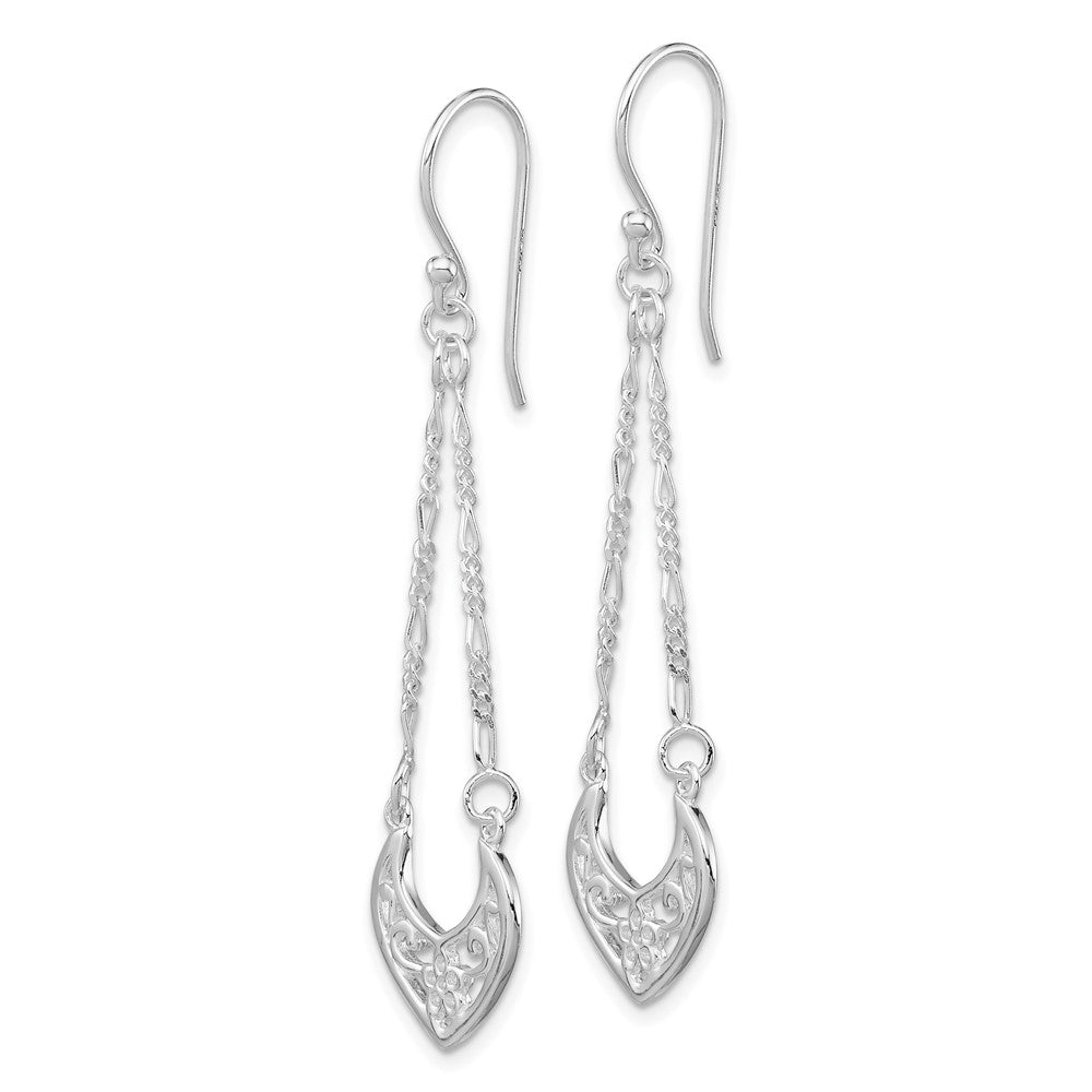 Sterling Silver Filigree Dangle Earrings