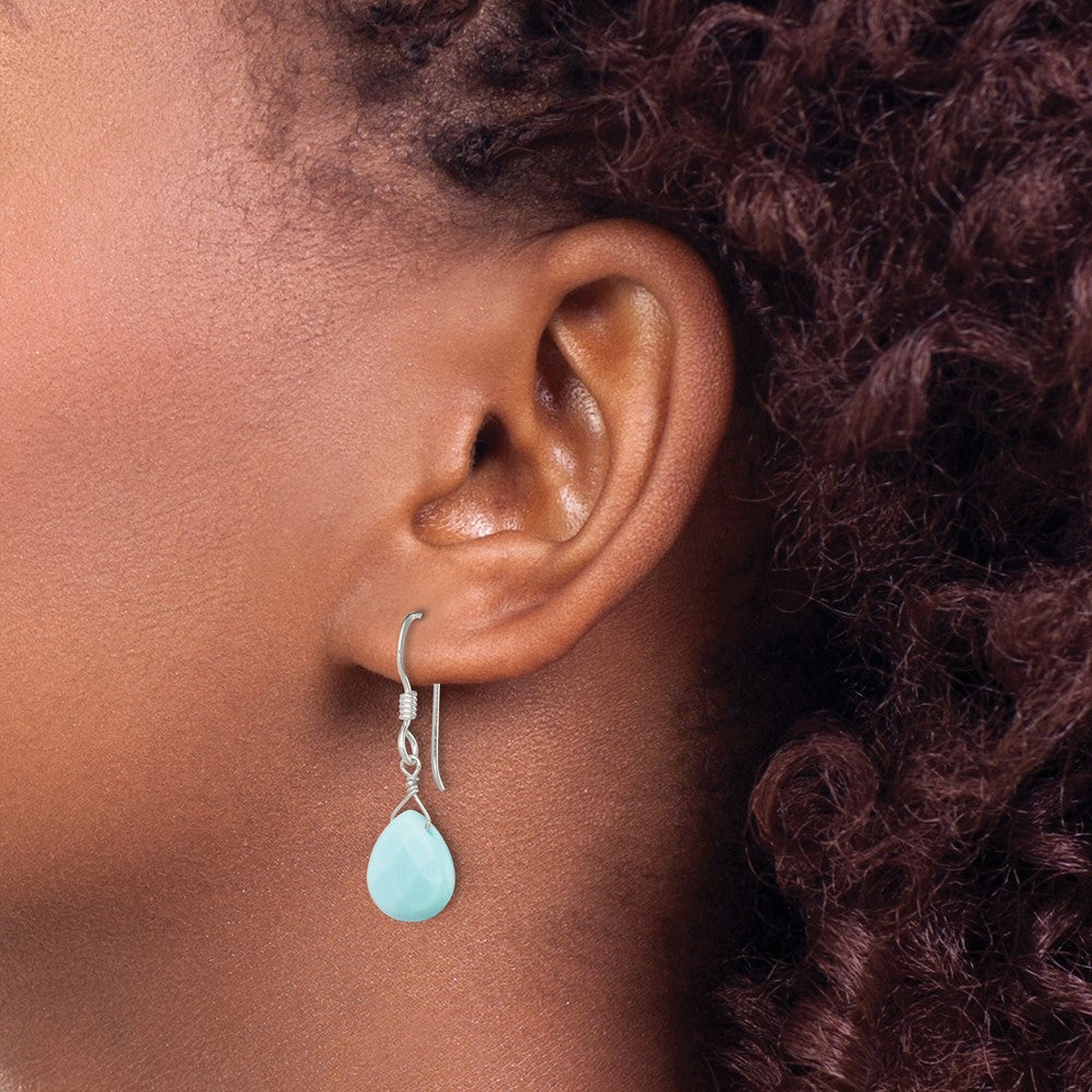 Sterling Silver Amazonite Earrings